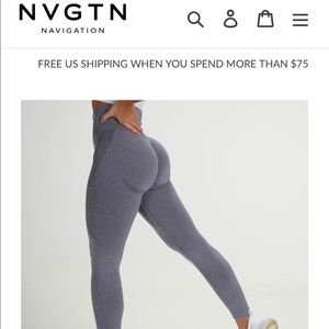 Nvgtn grey contour legging size small, brand new